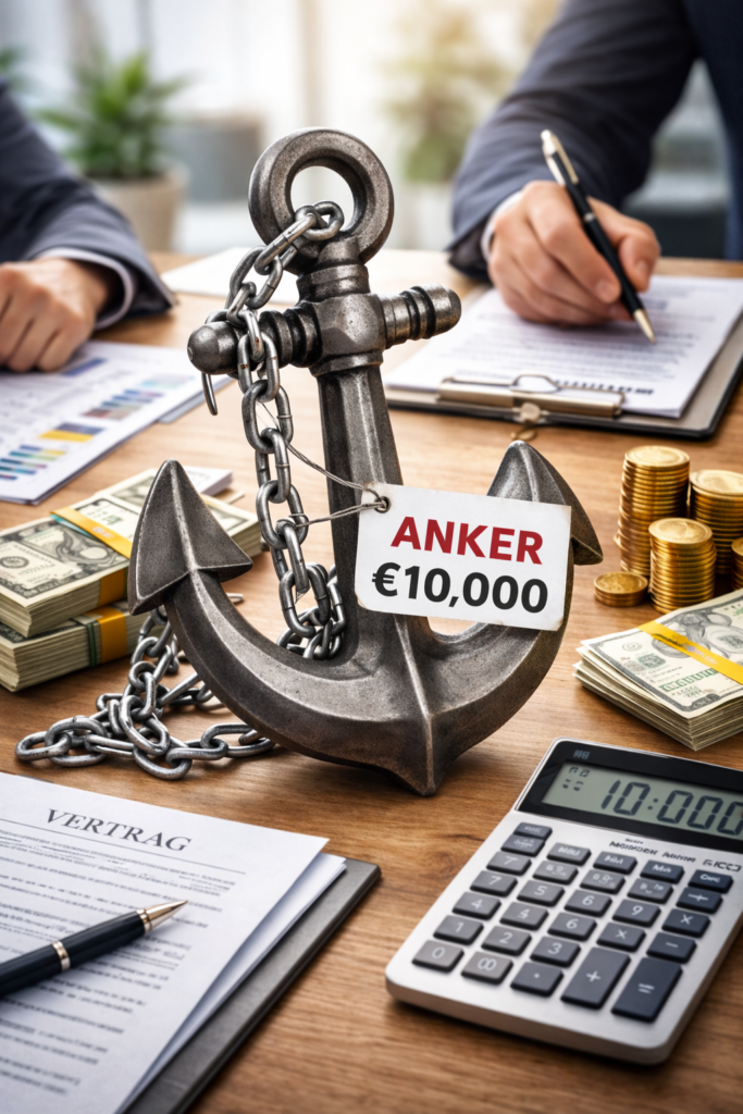 Ankereffekt Preisanker setzen Anker beim Preis
