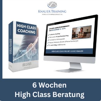 High Class Coaching Vertrieb Verhandlung Kaltakquise Preisverhandlung Verkaufen