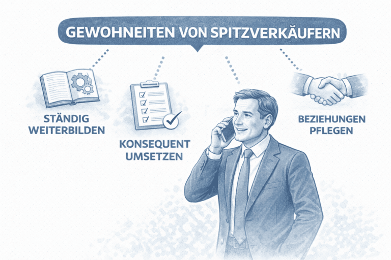 Gewohnheiten erfolgreicher Verkäufer Gewohnheiten von Spitzenverkäufern Top Verkäufern